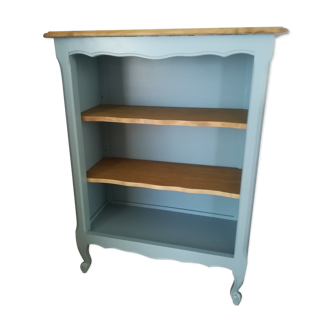 Bibus, vintage blue grey library