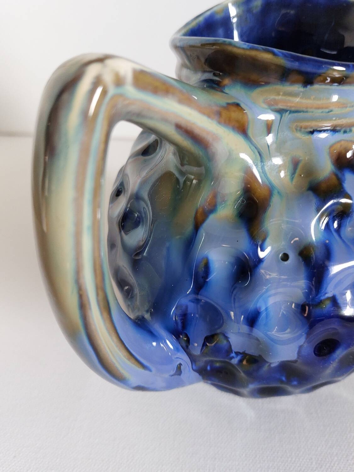 Vintage ceramic pitcher "blackberry"