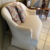 Vintage white sofa
