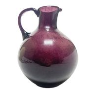Vintage Polish jug by Zbigniew Horbowy for Sudety Glassworks, 1970s