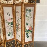 Old Japanese style bamboo screen