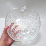 Apple salad bowl glass 70s