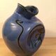 Vase signed Buxo ceramic free form