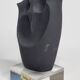 Modern owl sculpture by Cristina Puell, 16 cm