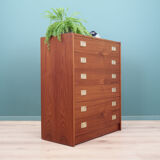 Commode en cerise, années 70, design danois, fabriqué au Danemark