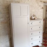 Vintage asymmetrical wardrobe