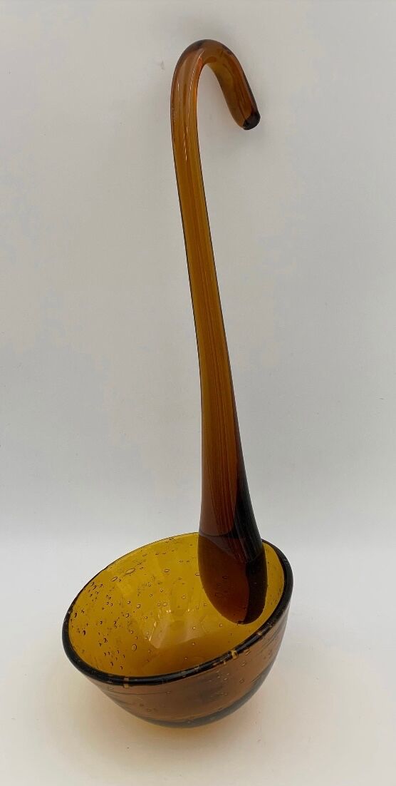 Vintage sangria, glass punch cut Biot, 1970s