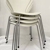 White Jacobsen chairs year 1989