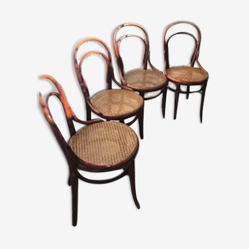 4 chaises Thonet