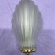 4 pressed glass wall lights with shell decor