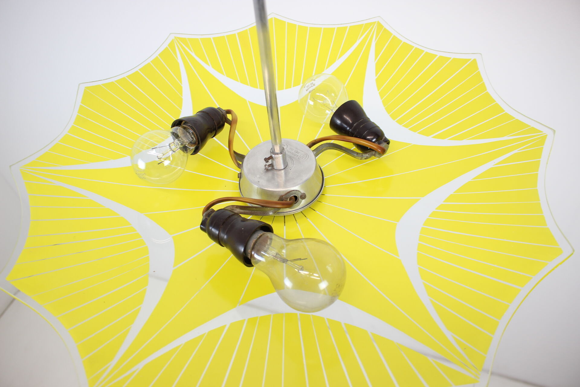 Mid-century glass pendant Napako, 1960's