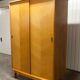 Scandinavian wardrobe 2 sliding doors 1960