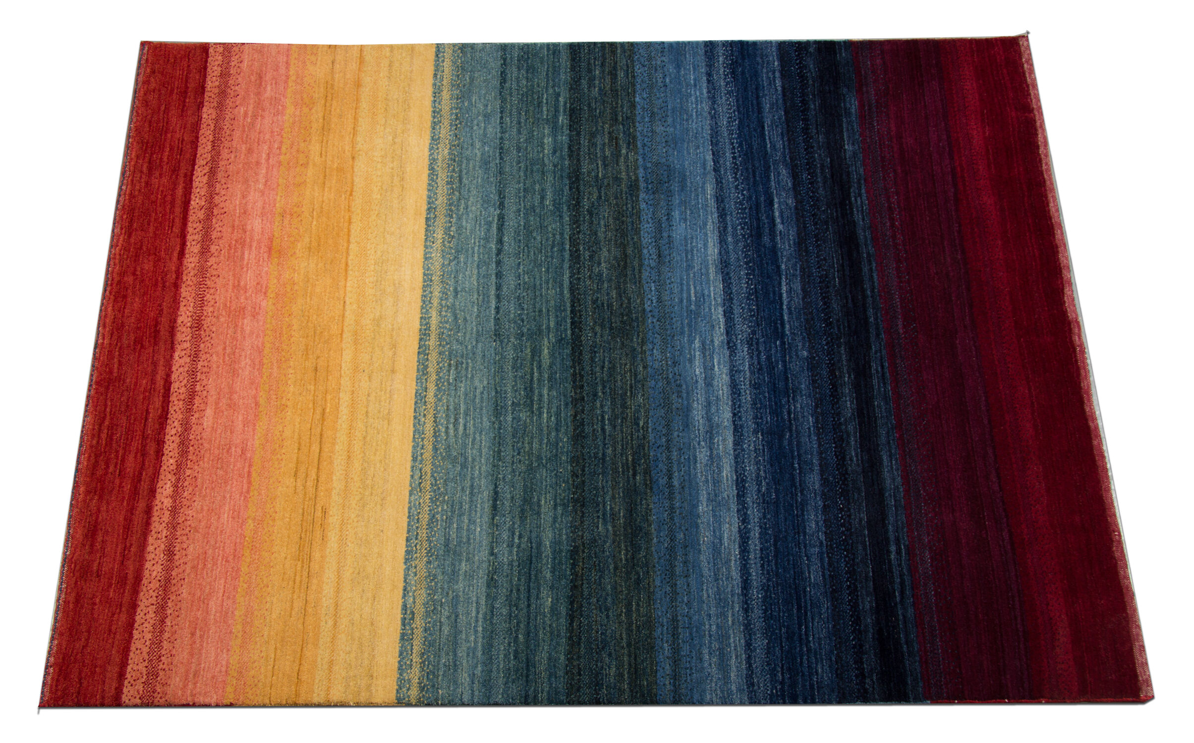 Rainbow Rug Modern Multicoloured Carpet