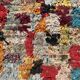 Colorful Boucherouite Moroccan rug - 141 x 240 cm