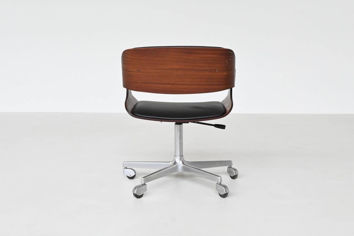 Eugen Schmidt set of six dining or conference chairs in teak Germany 1965