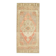 Vintage Turkish Oushak Handmade Wool Cotton Orange Runner Rug 129x290