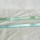 Art deco towel rack brass and glass