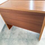 Elm chest of drawers dlg Maison Regain, vintage 70's