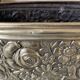 Old repoussé brass planter