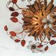 Wall lamp Maison Banci metal and glass of Murano design 70s