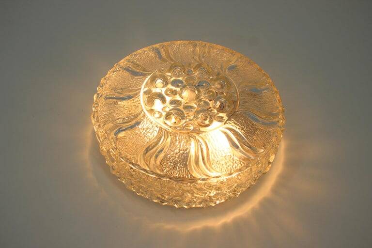 Midcentury Design Wall or Ceiling Lamp, Flush Mount, 1970s