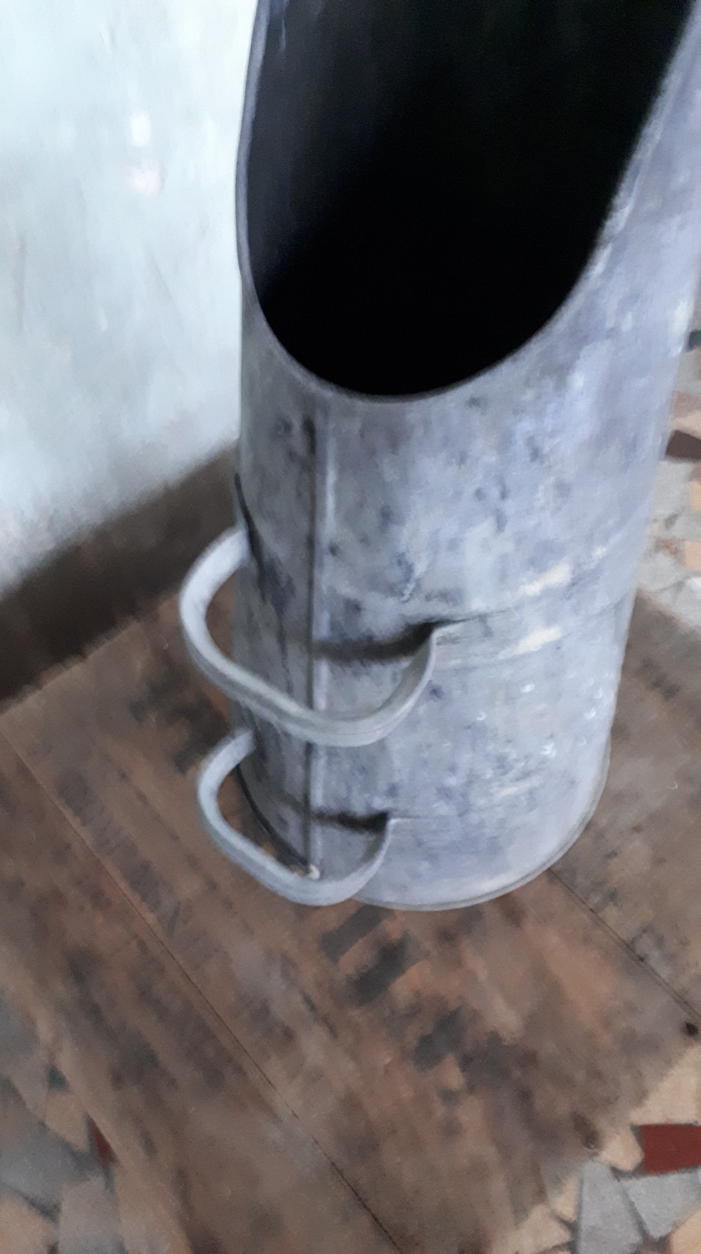 Zinc coal bucket