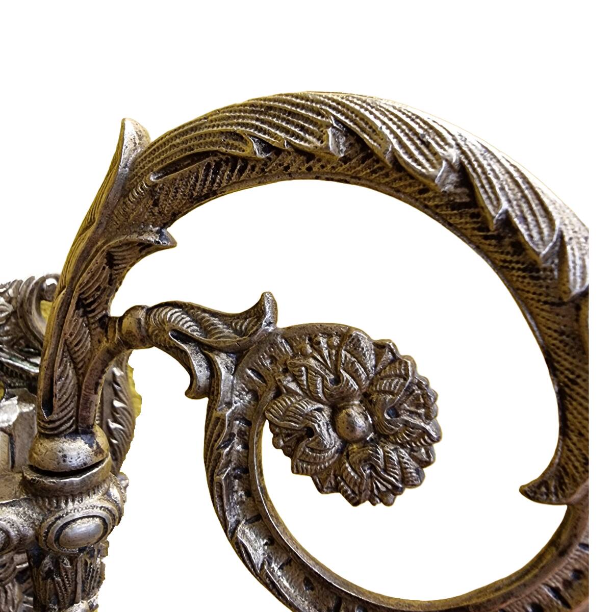 Vintage Brass Wall Sconce Early 20th Century