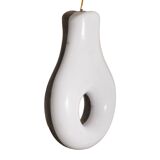 Black and white space age pendant lamp