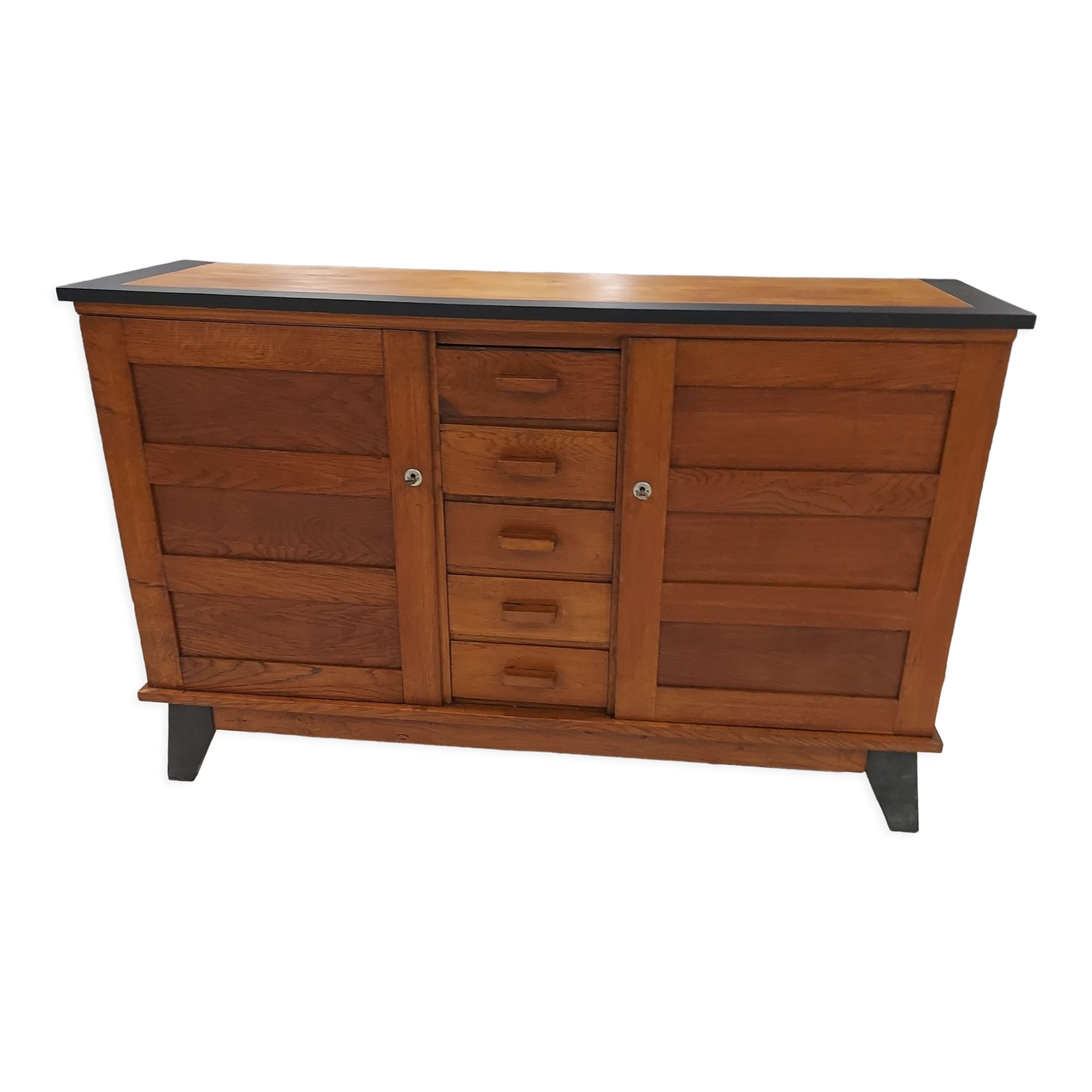 Furniture Enfilade René Gabriel vintage 1960s.