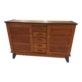 Furniture Enfilade René Gabriel vintage 1960s.