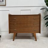 Compass foot chest of drawers