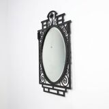 Art Deco Wrought Iron Mirror, France, 1925