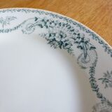 1 iron clay dessert plate Chenonceaux model 221218