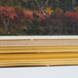 Painting „The Deep in the forest”, Scandinavian design, 1970s