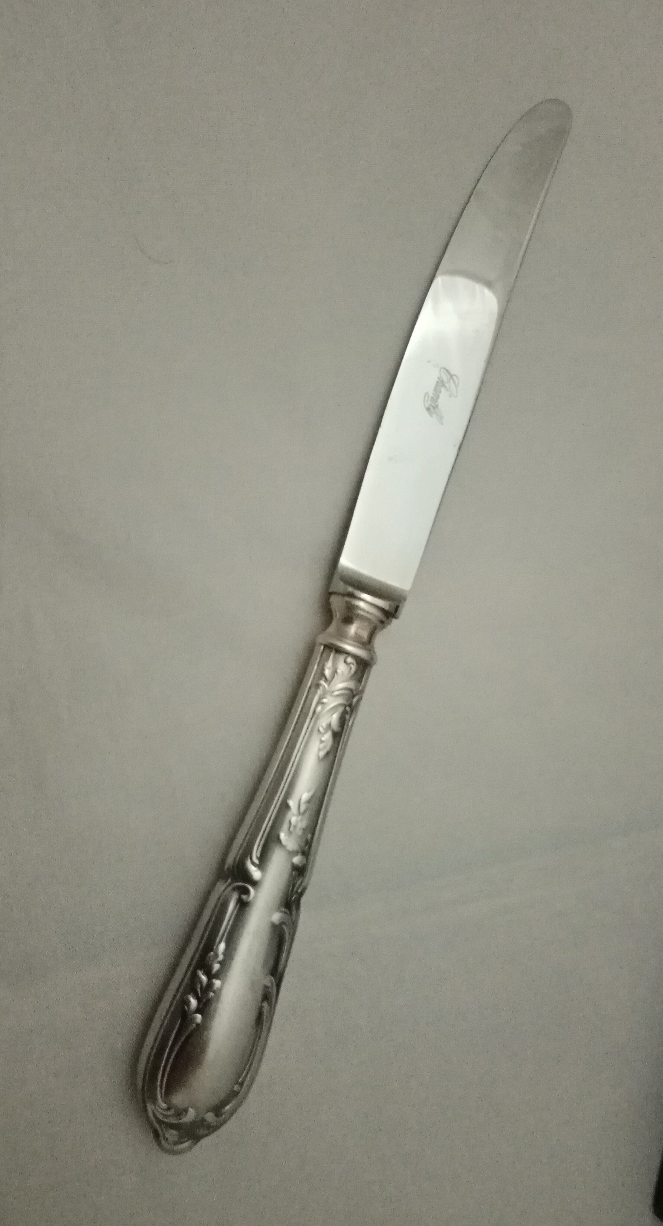 Housewife SFAM model Chambly rocker Louis XV silver metal wooden box