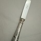 Housewife SFAM model Chambly rocker Louis XV silver metal wooden box