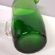 Green glass carafe