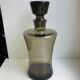 Carafe en verre fumé années 70