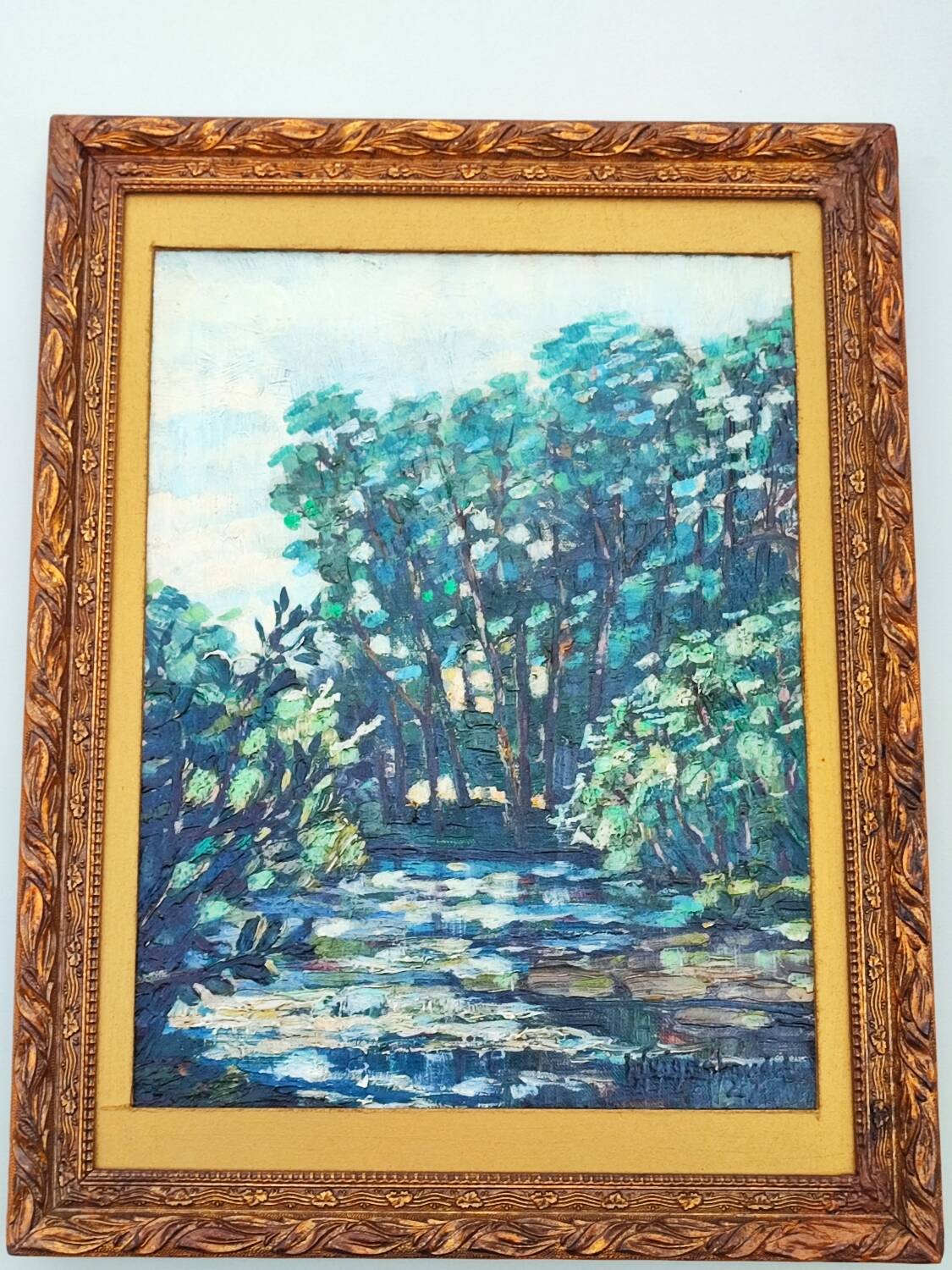 Oil painting by H. Guignabaudet