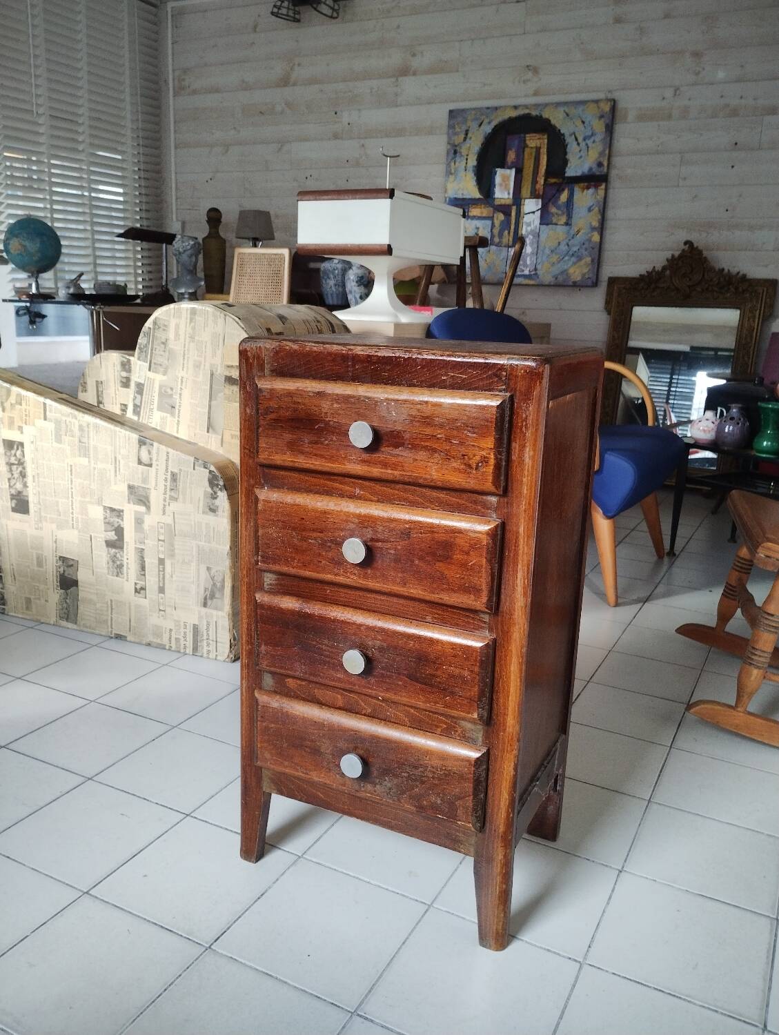 Vintage chiffonier chest of drawers