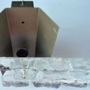Lot of 3 J. T. Kalmar Sconces Light Wall Mounted Brutalist Mid Century  - 2 pieces are 25cm X 12 cm