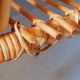 Audoux Minet / Capron 1950 rattan coffee table