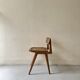 Designer chair in teak wood and cane, SNA Roset1950/60