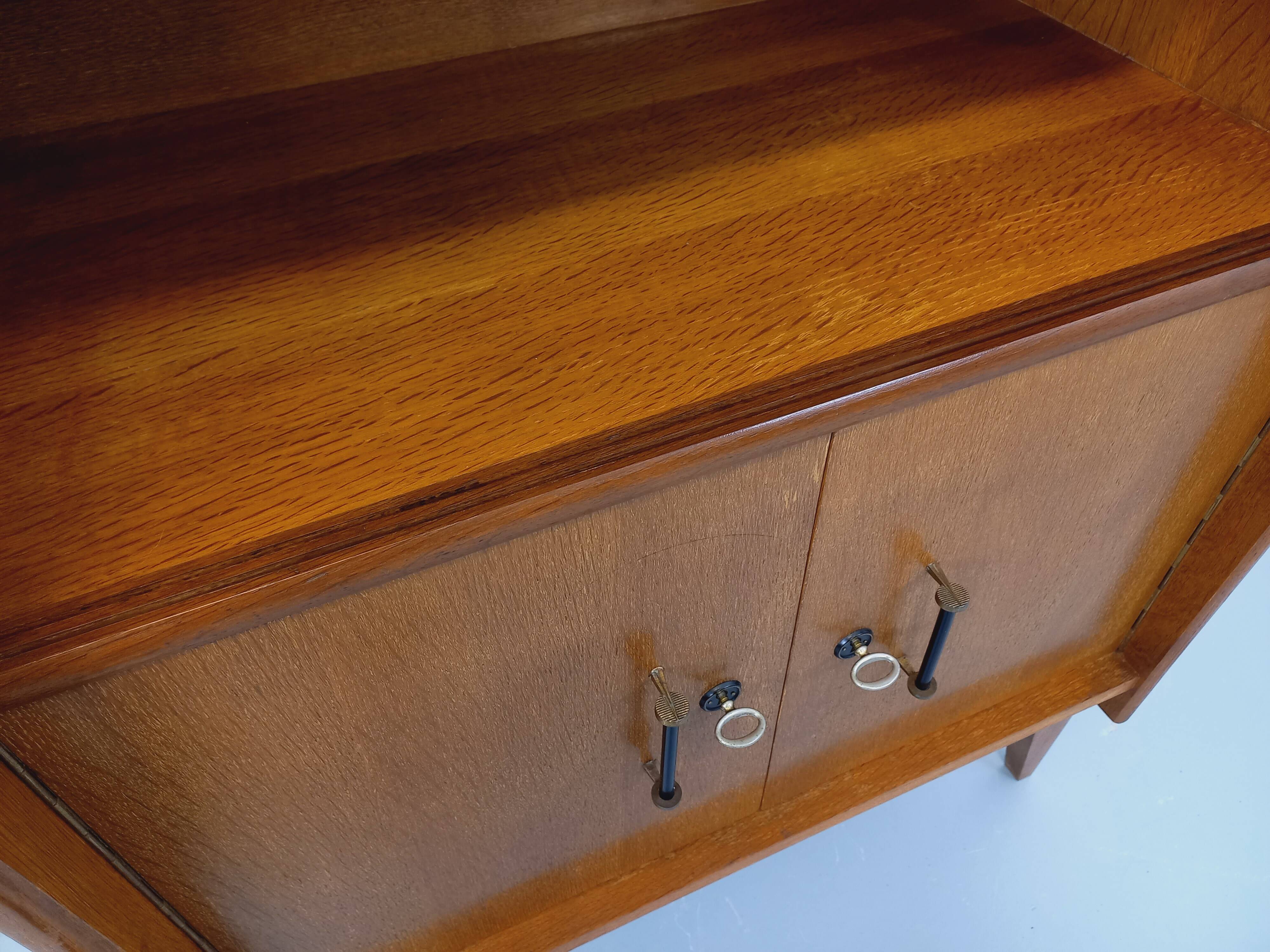 Vintage storage bookshelf René Gabriel Scandinavian style