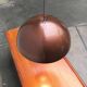 Mid-century copper dome pendant