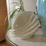 Vase art deco irisé années 80