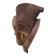 Baoulé wooden mask from Ivory Coast