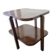 Table d'appoint art déco vintage en bois