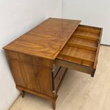 Biedermeier Commode in Cherry Veneer and Brass, Germany, 1820s