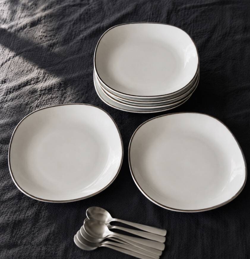 Dessert plates porcelain Schirnding Bavaria